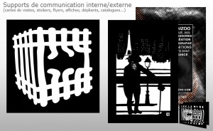 cartes de visites et logo print design from zoo